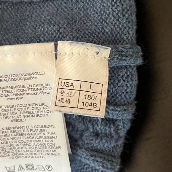 Brooks Brothers Cable Crewneck Cotton Sweater Men's Size L - Picture 7 of 7